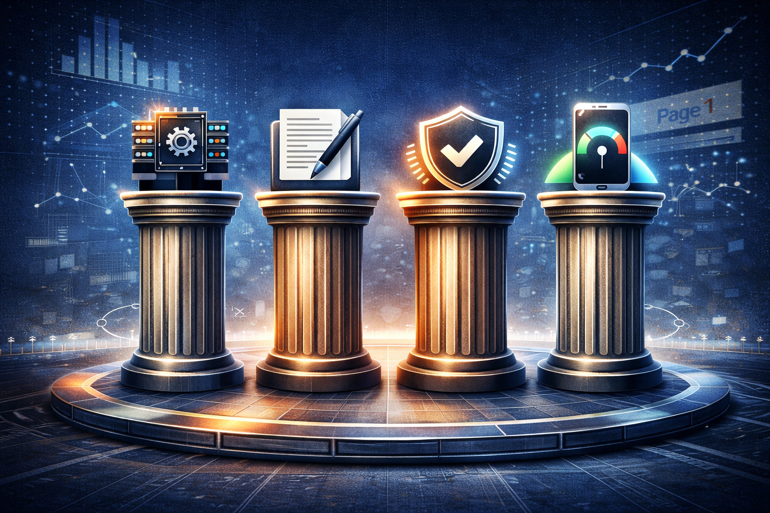 Image d'illustration de l'article : Les piliers d'un SEO performant en 2026