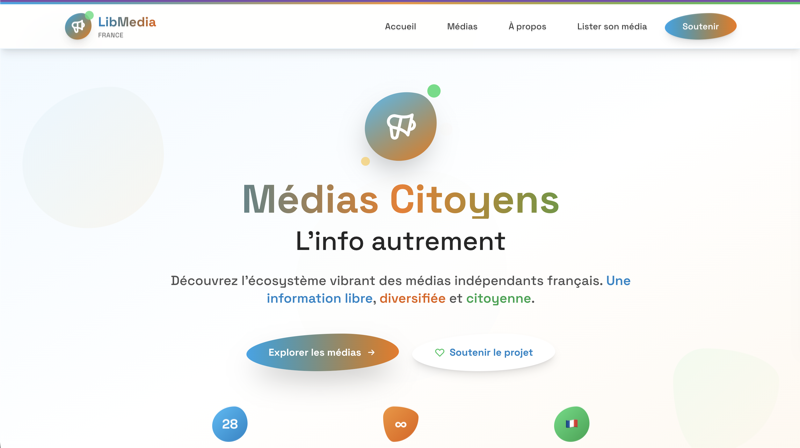 LibMedia website screenshot